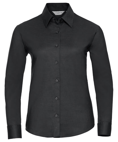 Russell Athletic Collection Women's long sleeve easycare Oxford shirt