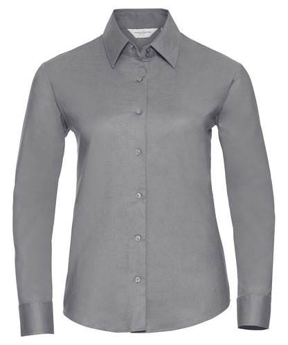Russell Athletic Collection Women's long sleeve easycare Oxford shirt