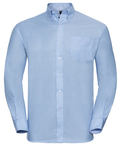 Russell Athletic Collection Long sleeve easycare Oxford shirt