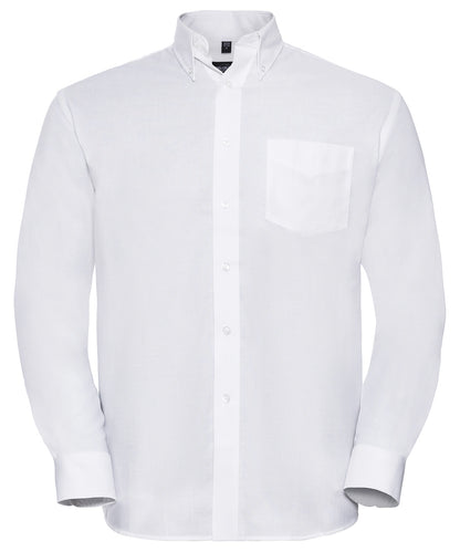Russell Athletic Collection Long sleeve easycare Oxford shirt