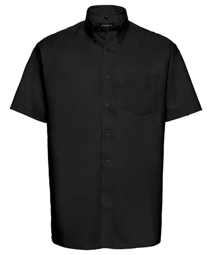 Russell Athletic Collection Short sleeve easycare Oxford shirt
