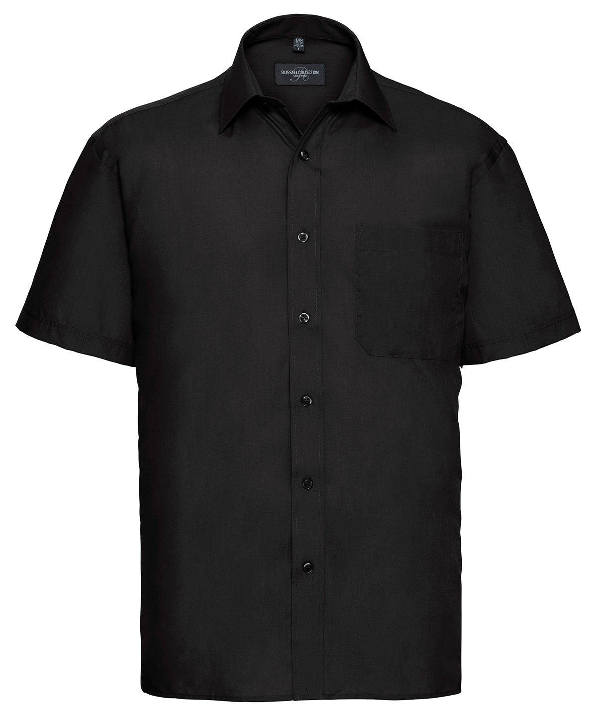 Russell Athletic Collection Short sleeve polycotton easycare poplin shirt