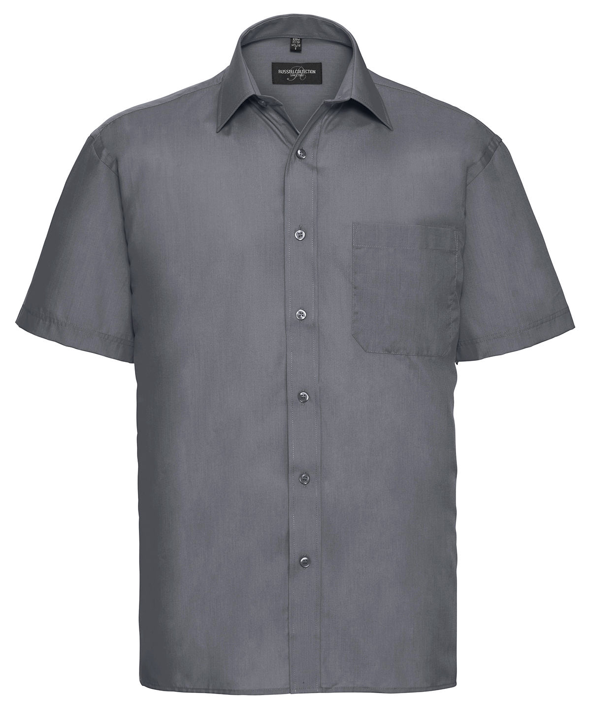 Russell Athletic Collection Short sleeve polycotton easycare poplin shirt