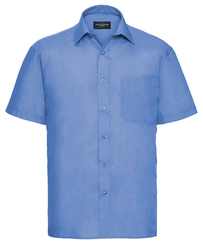 Russell Athletic Collection Short sleeve polycotton easycare poplin shirt