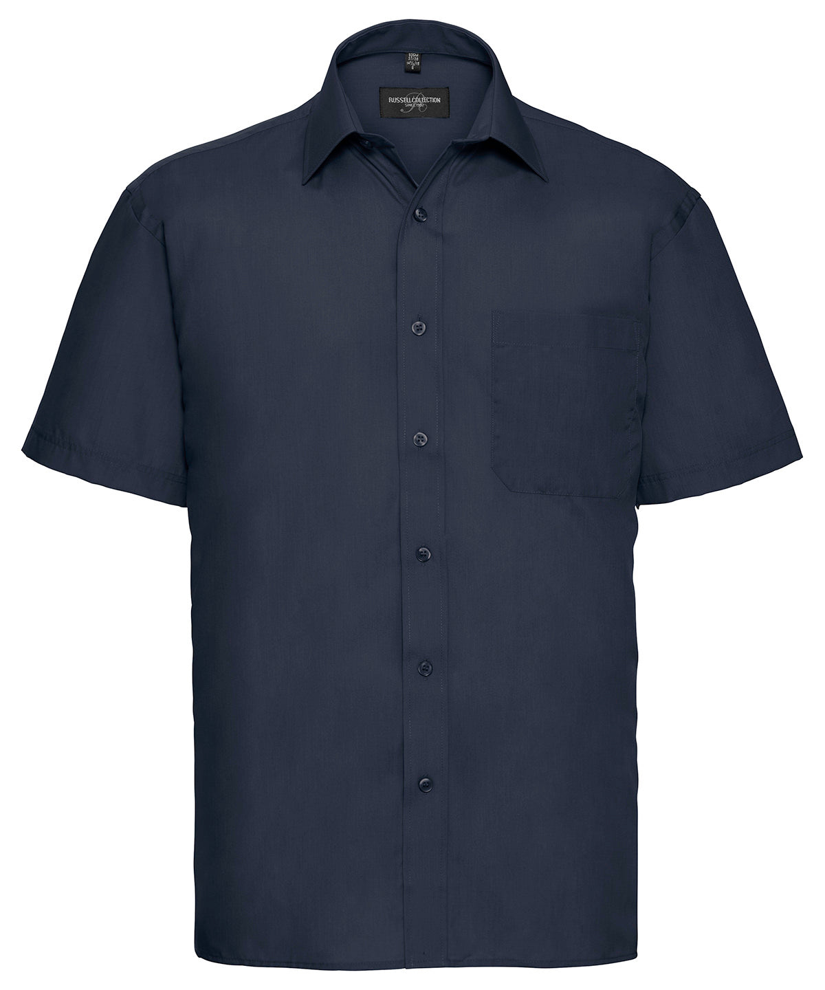 Russell Athletic Collection Short sleeve polycotton easycare poplin shirt