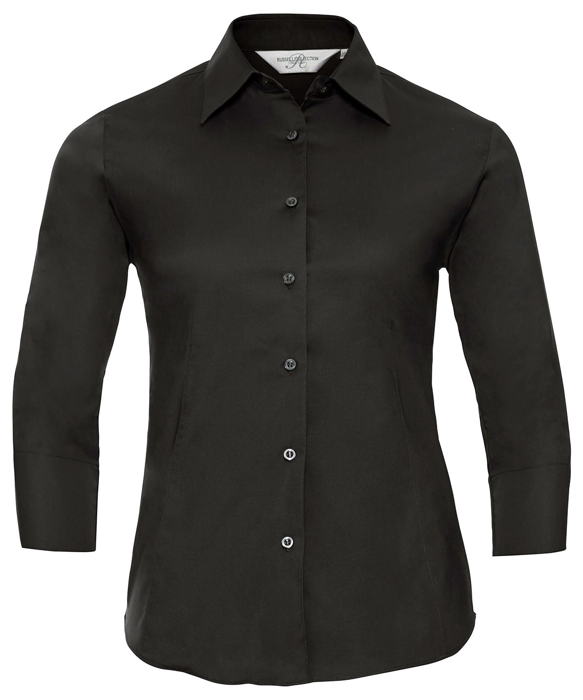 Russell Athletic Collection Women's ¾ sleeve easycare fitted shirt
