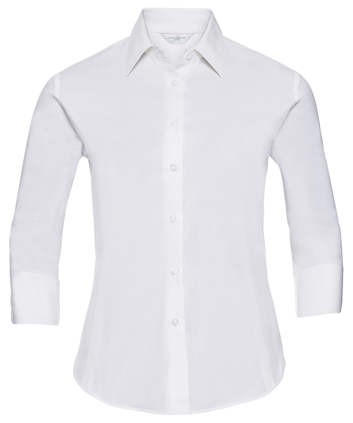 Russell Athletic Collection Women's ¾ sleeve easycare fitted shirt