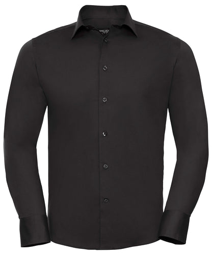 Russell Athletic Collection Long sleeve easycare fitted shirt