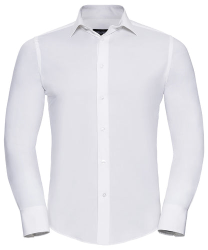 Russell Athletic Collection Long sleeve easycare fitted shirt