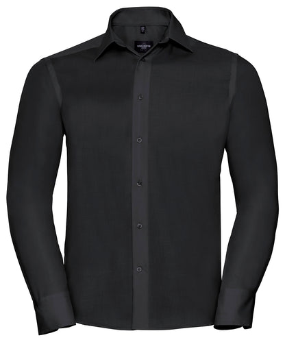Russell Athletic Collection Long sleeve tailored ultimate non-iron shirt