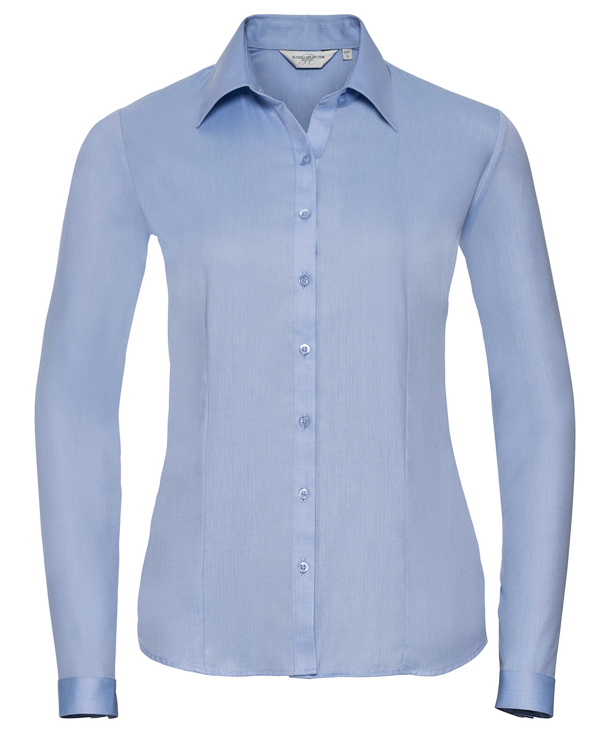 Russell Athletic Collection Women's long sleeve herringbone shirt
