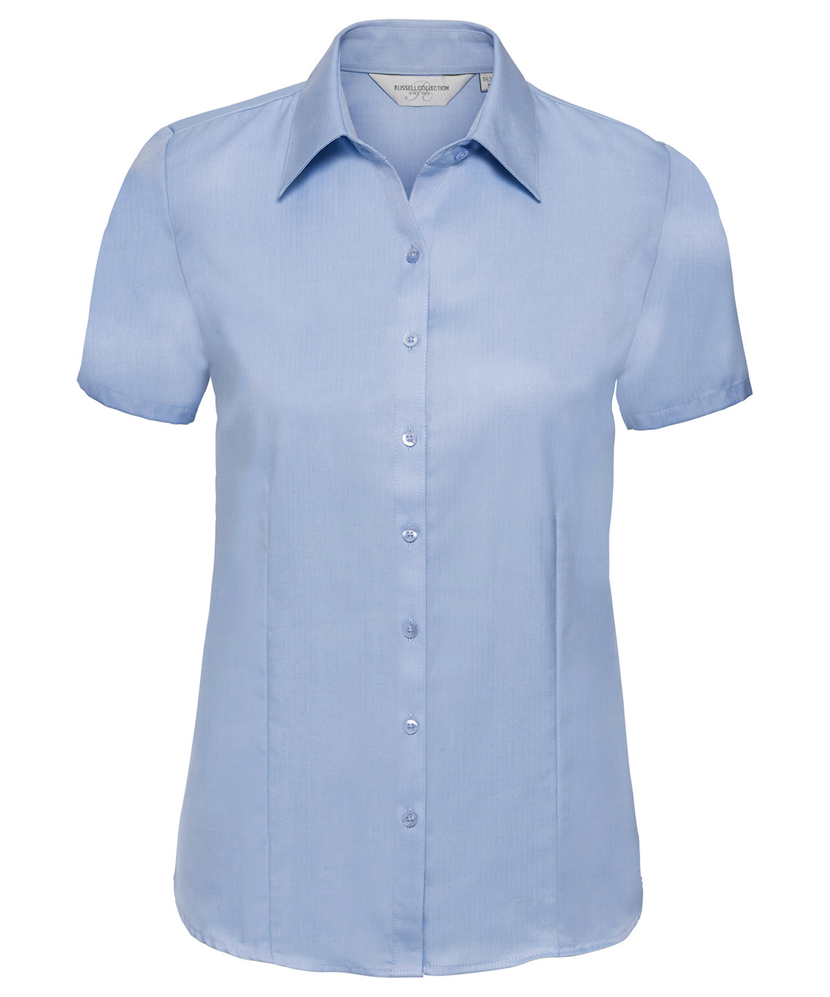 Russell Athletic Collection Women's short sleeve herringbone shirt