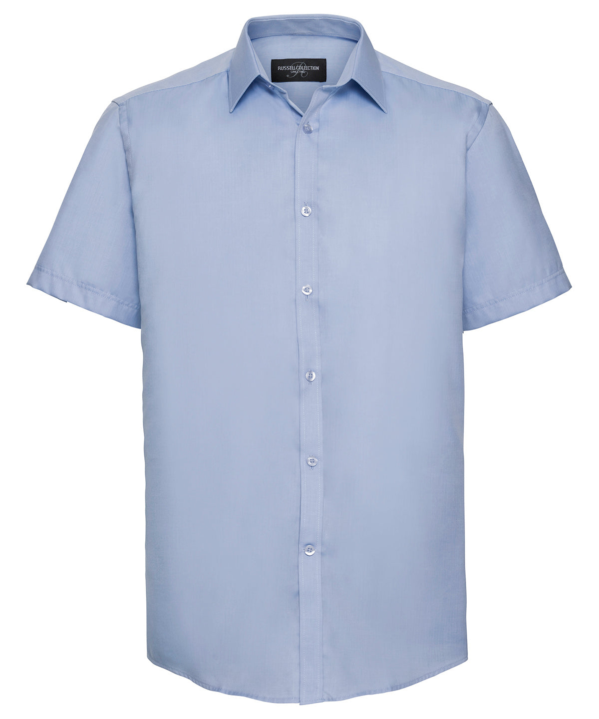 Russell Athletic Collection Short sleeve herringbone shirt