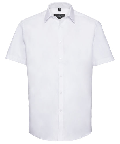 Russell Athletic Collection Short sleeve herringbone shirt