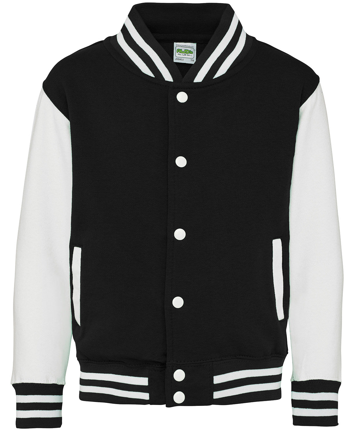 AWDis Just Hoods Kids varsity jacket