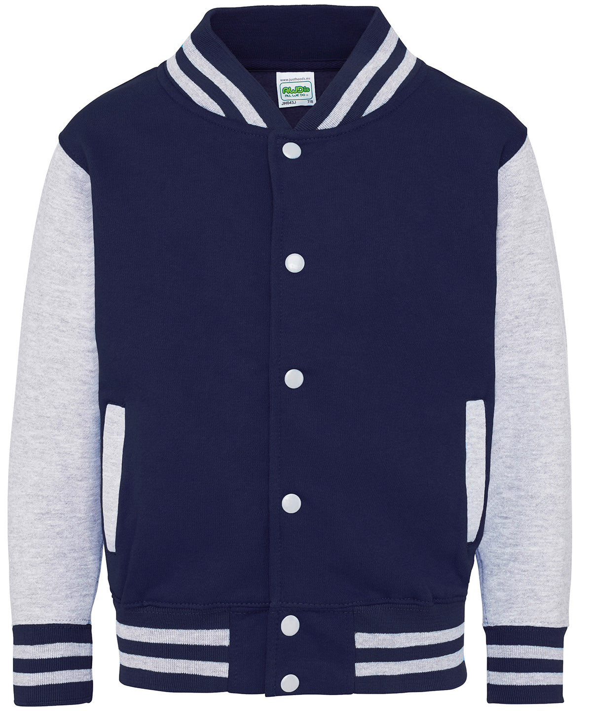 AWDis Just Hoods Kids varsity jacket