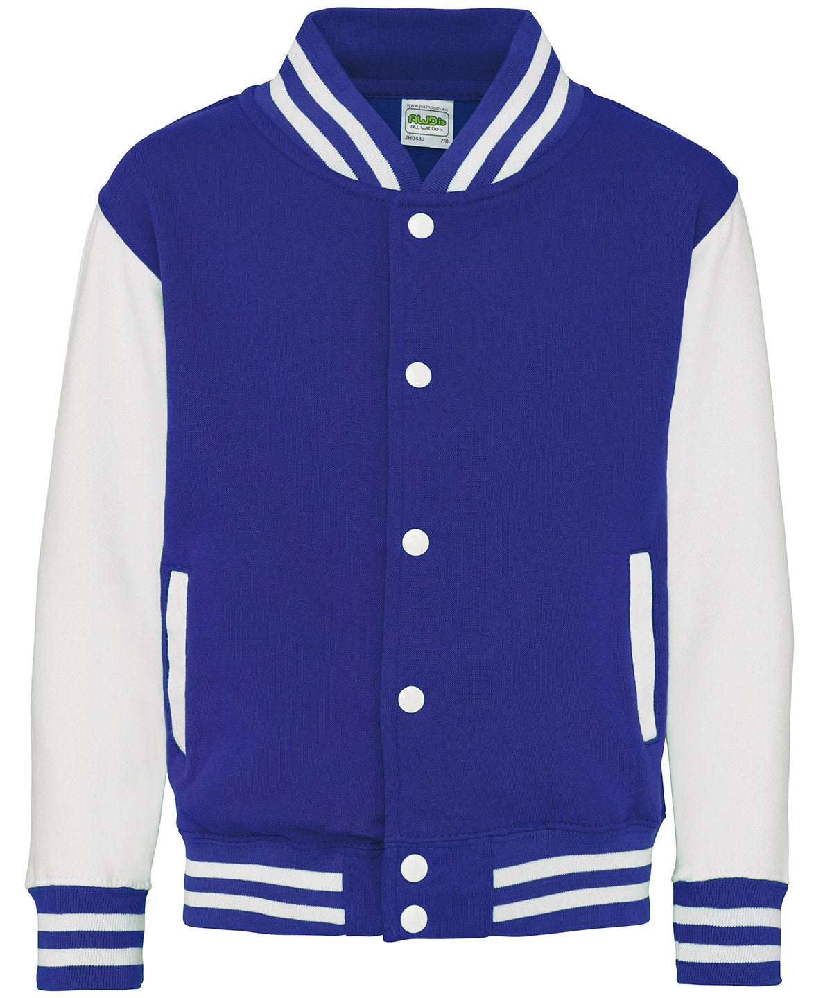 AWDis Just Hoods Kids varsity jacket