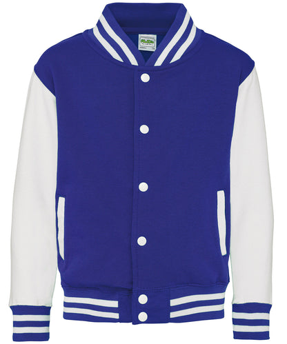 AWDis Just Hoods Kids varsity jacket