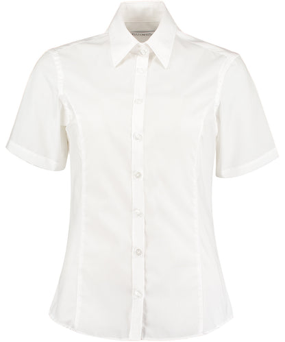 Kustom Kit Business blouse short-sleeved (tailored fit)