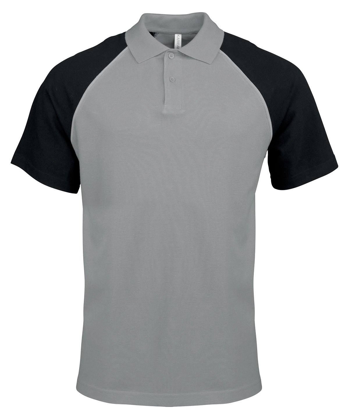 Kariban Polo baseball contrast polo shirt