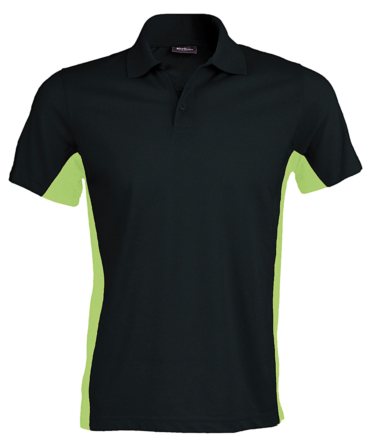 Kariban Flags short sleeve bi-colour polo shirt