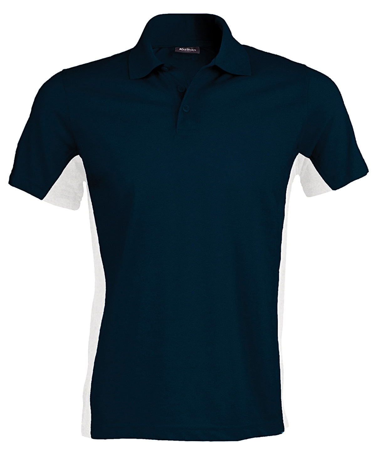 Kariban Flags short sleeve bi-colour polo shirt