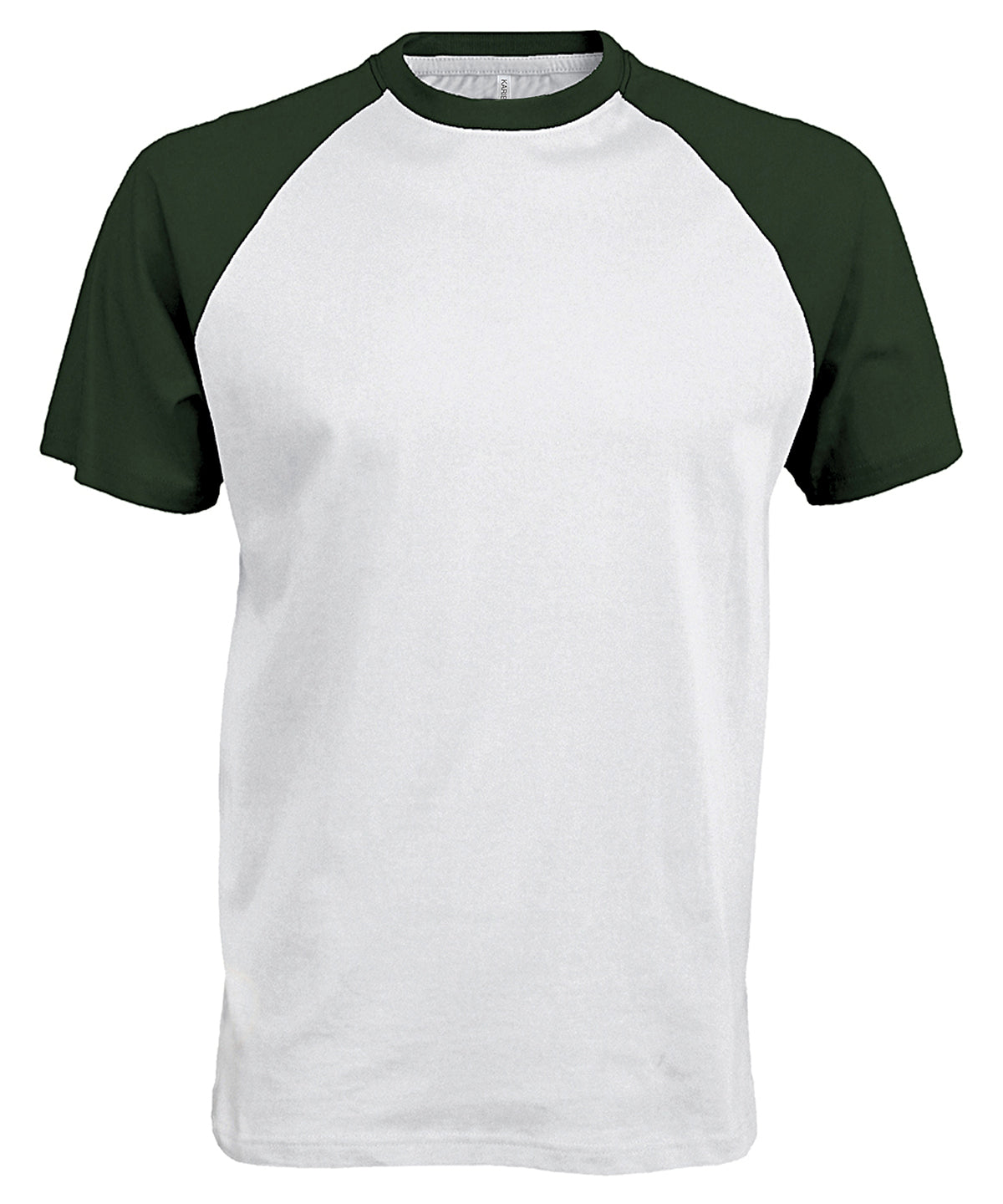 Kariban Baseball Short-sleeved two-tone T-shirt