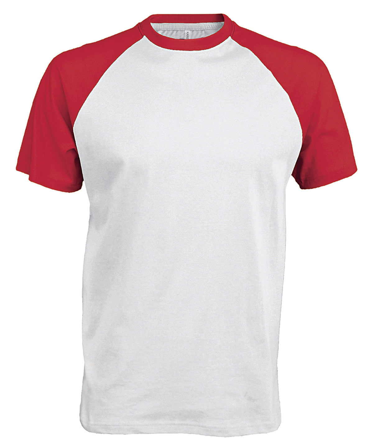 Kariban Baseball Short-sleeved two-tone T-shirt