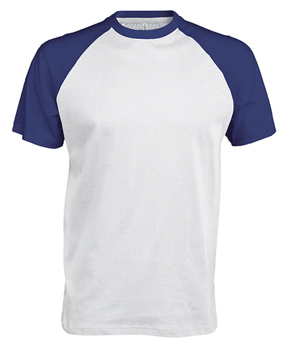 Kariban Baseball Short-sleeved two-tone T-shirt