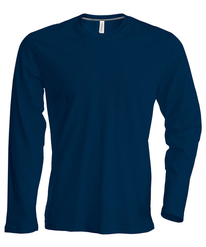 Kariban Men's long-sleeved crew neck T-shirt