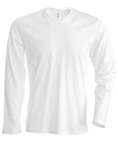 Kariban Men's long-sleeved crew neck T-shirt