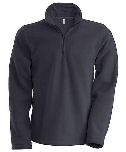 Kariban Enzo zip neck microfleece jacket