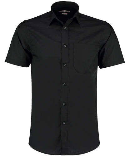 Kustom Kit Poplin shirt short-sleeved (tailored fit)