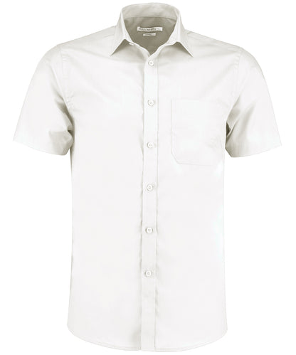 Kustom Kit Poplin shirt short-sleeved (tailored fit)