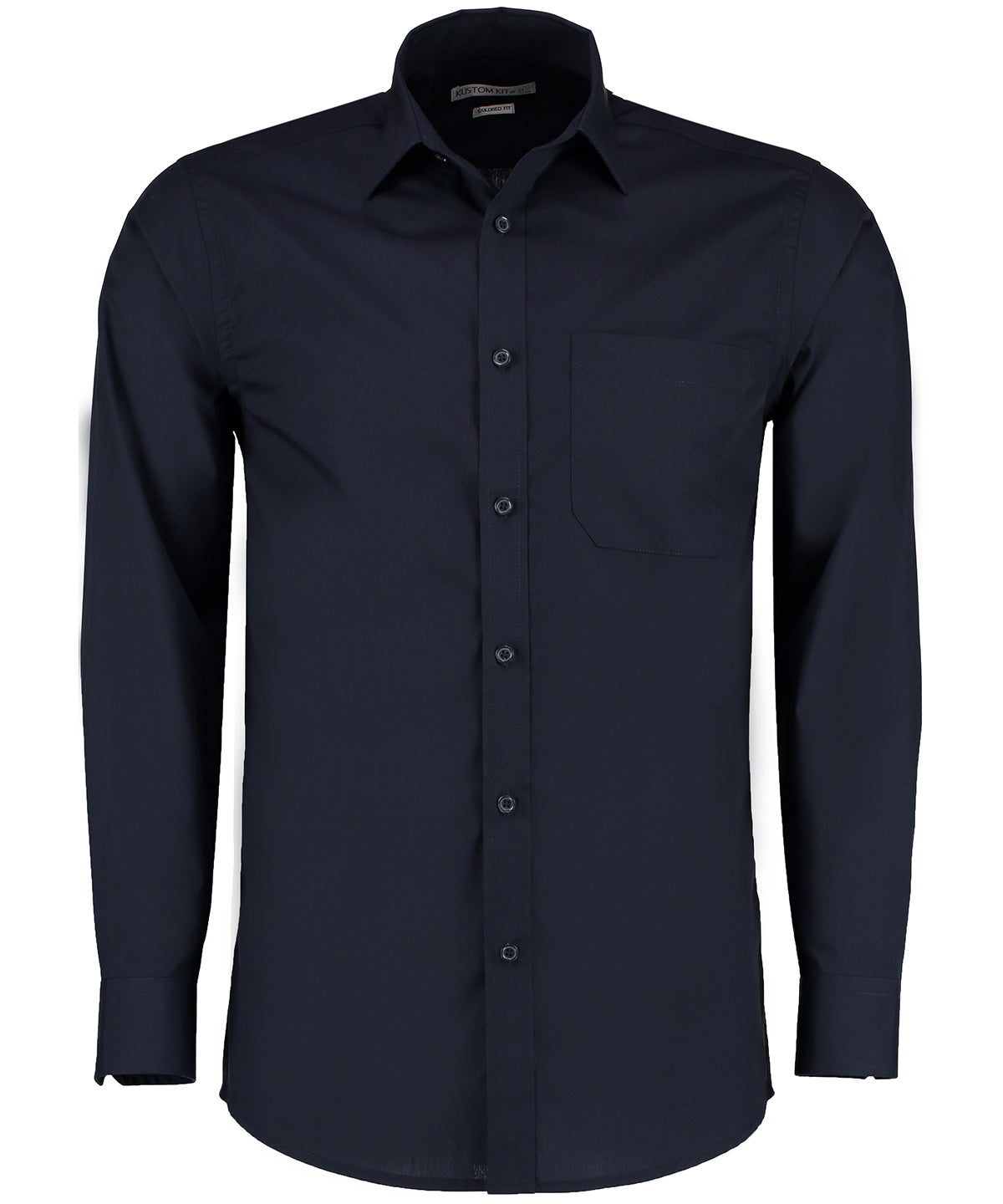 Kustom Kit Poplin shirt long-sleeved (tailored fit)