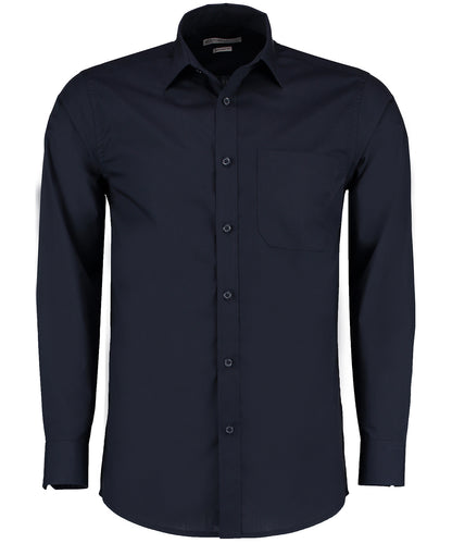 Kustom Kit Poplin shirt long-sleeved (tailored fit)