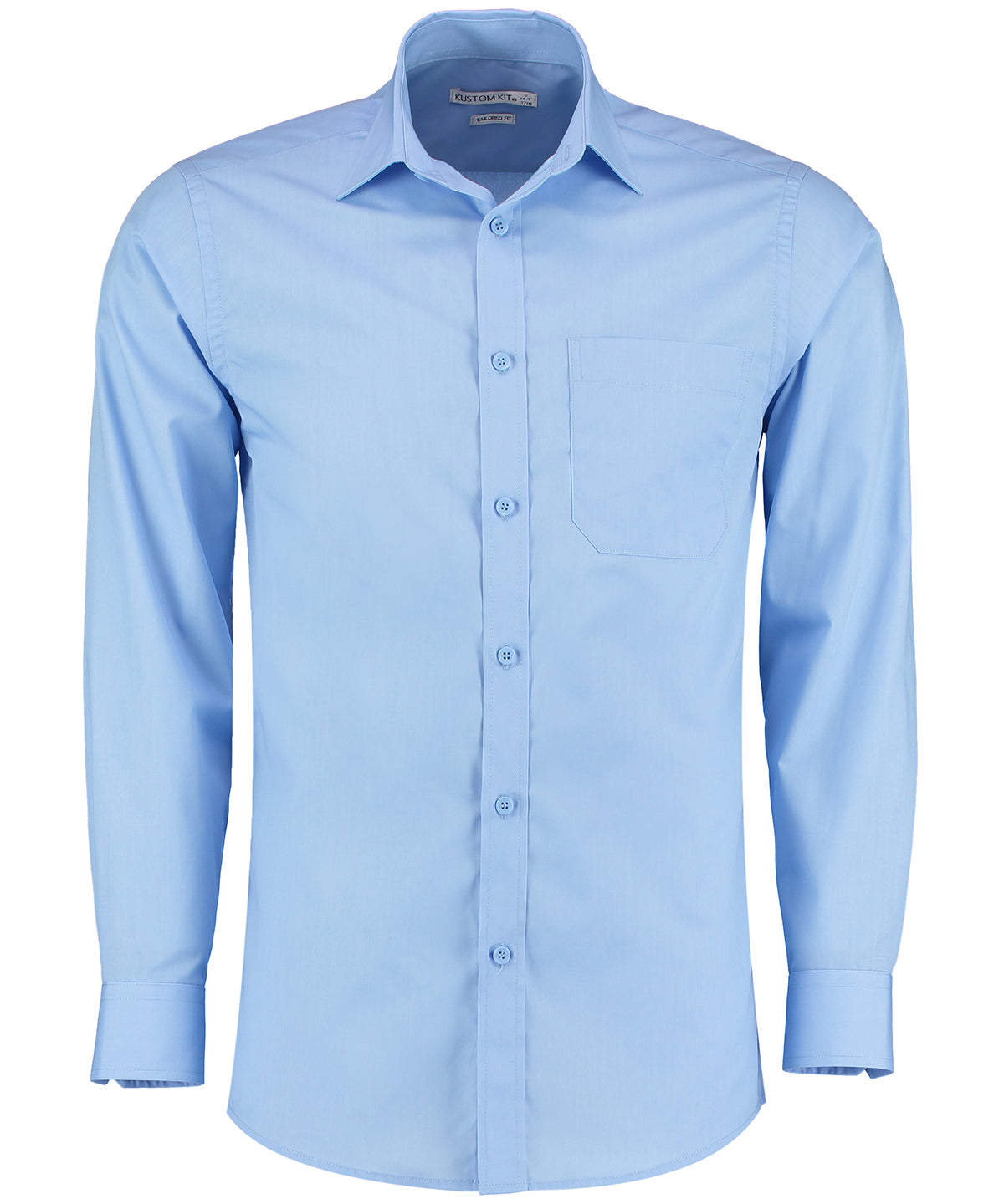 Kustom Kit Poplin shirt long-sleeved (tailored fit)