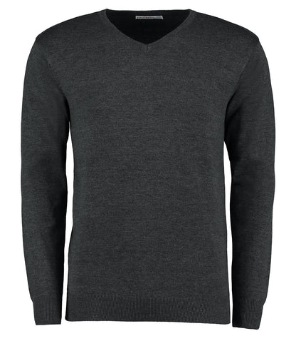 Kustom Kit Arundel v-neck sweater long sleeve (classic fit)
