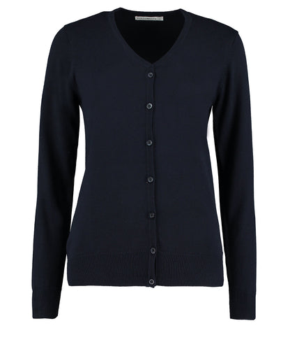 Kustom Kit Women's Arundel v-neck cardigan long sleeve (classic fit)