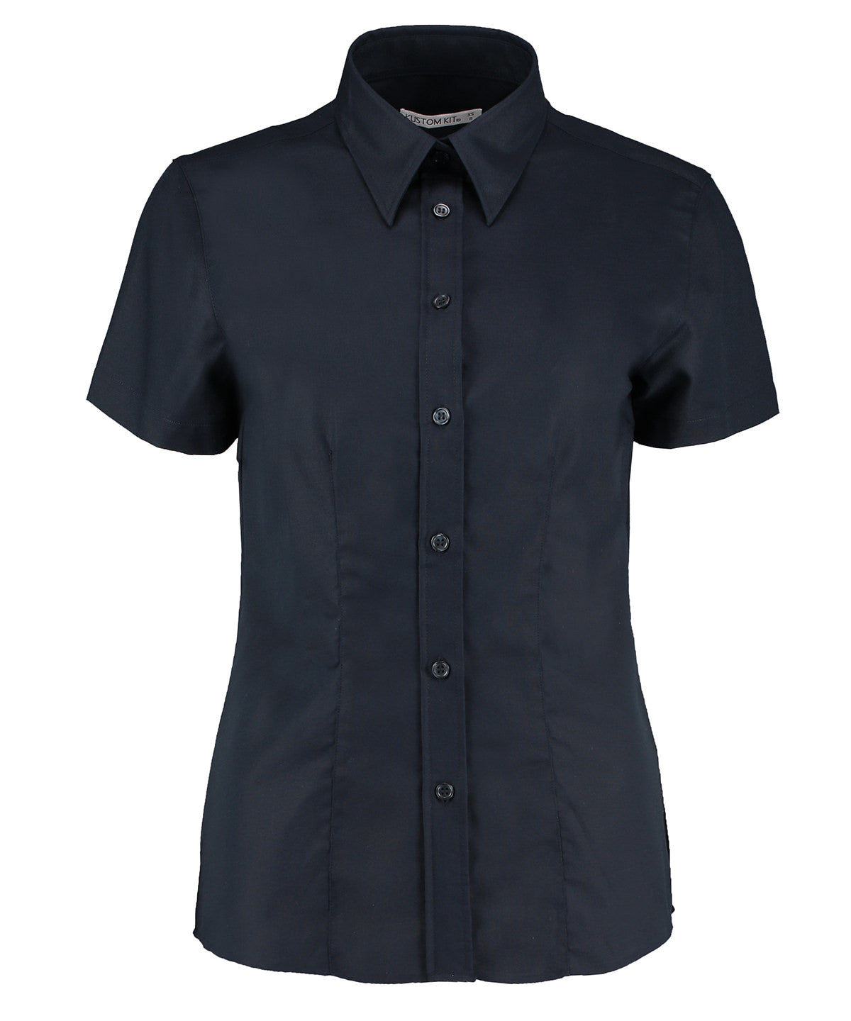Kustom Kit Women's workplace Oxford blouse short-sleeved (tailored fit)