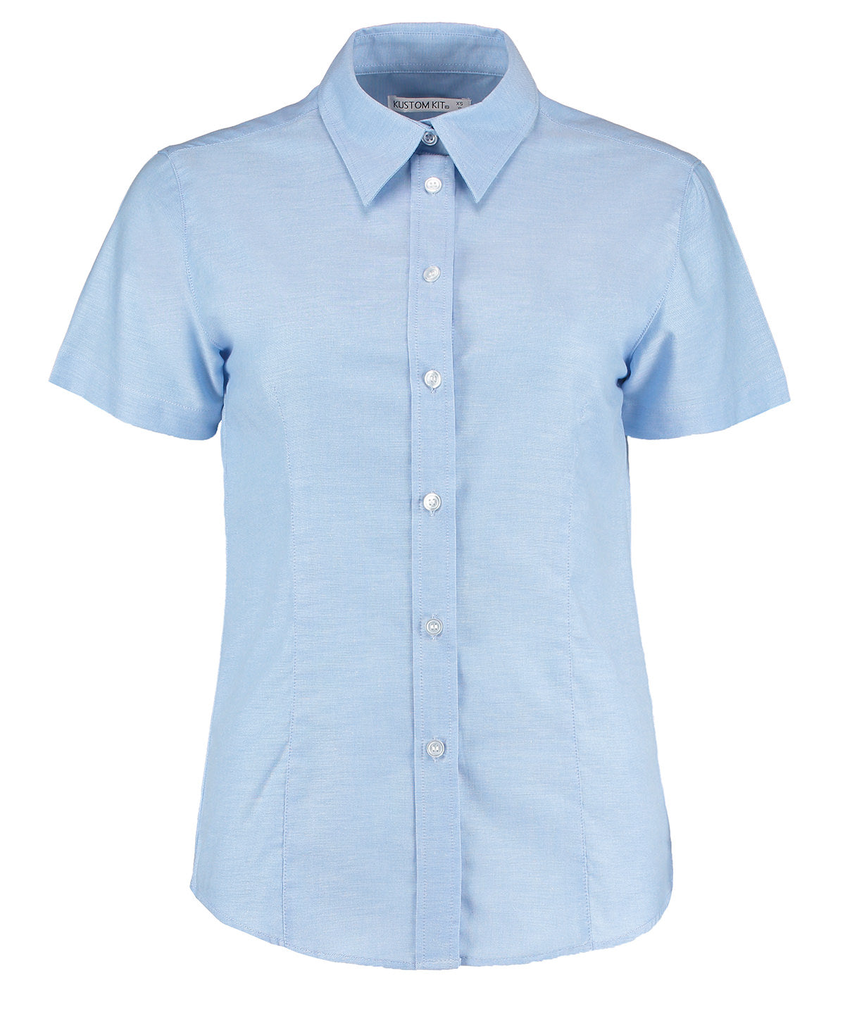 Kustom Kit Women's workplace Oxford blouse short-sleeved (tailored fit)