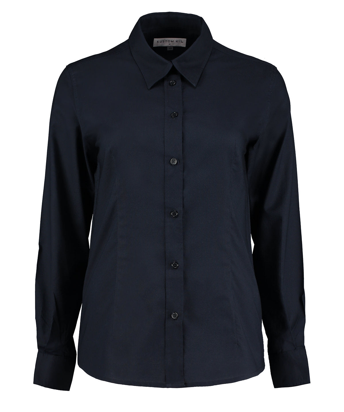 Kustom Kit Women's workplace Oxford blouse long-sleeved (tailored fit)