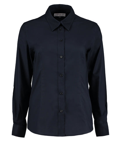 Kustom Kit Women's workplace Oxford blouse long-sleeved (tailored fit)