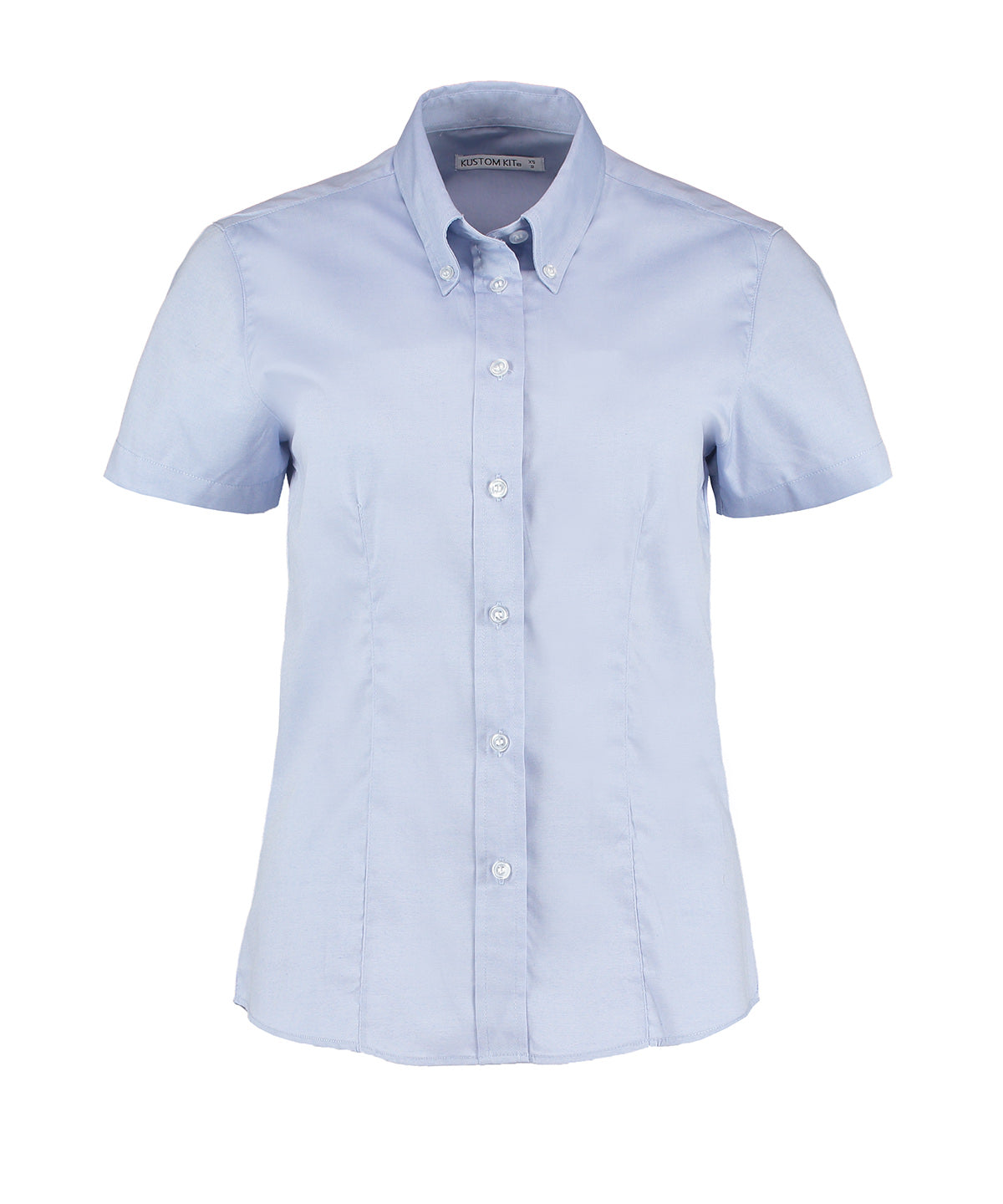 Kustom Kit Women's corporate Oxford blouse short-sleeved (tailored fit)
