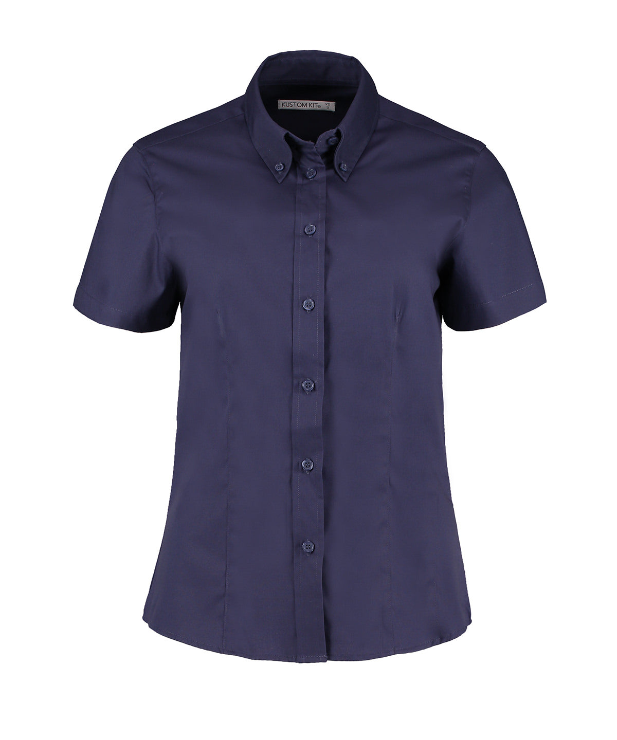 Kustom Kit Women's corporate Oxford blouse short-sleeved (tailored fit)