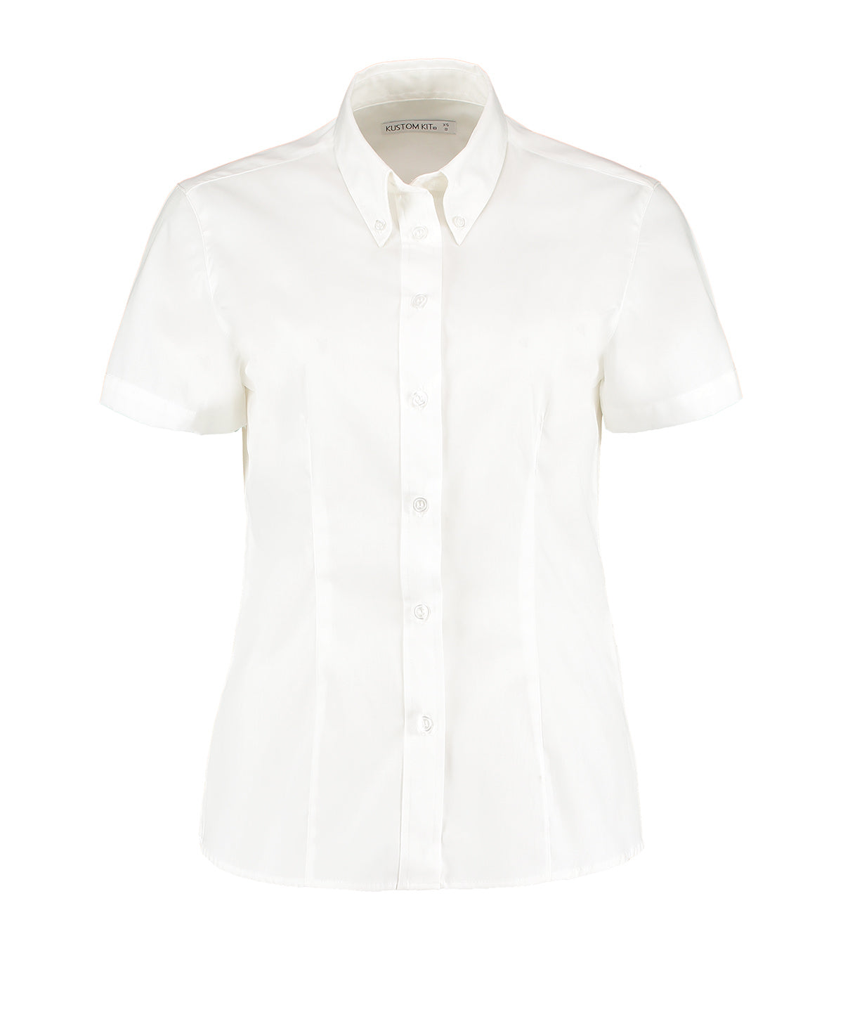 Kustom Kit Women's corporate Oxford blouse short-sleeved (tailored fit)