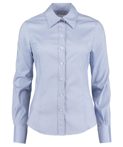 Kustom Kit Women's corporate Oxford blouse long-sleeved (tailored fit)