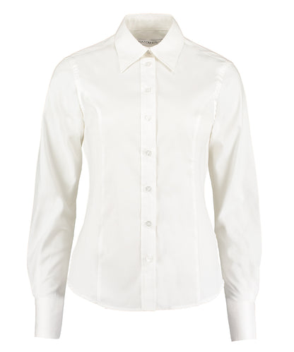 Kustom Kit Women's corporate Oxford blouse long-sleeved (tailored fit)