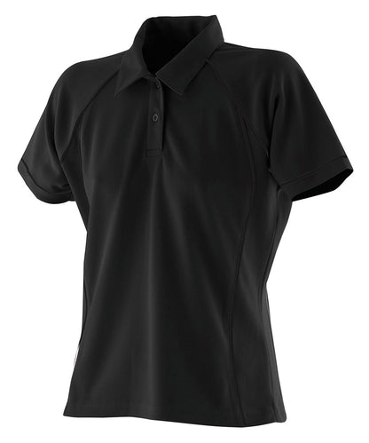 Finden & Hales Women's piped performance polo