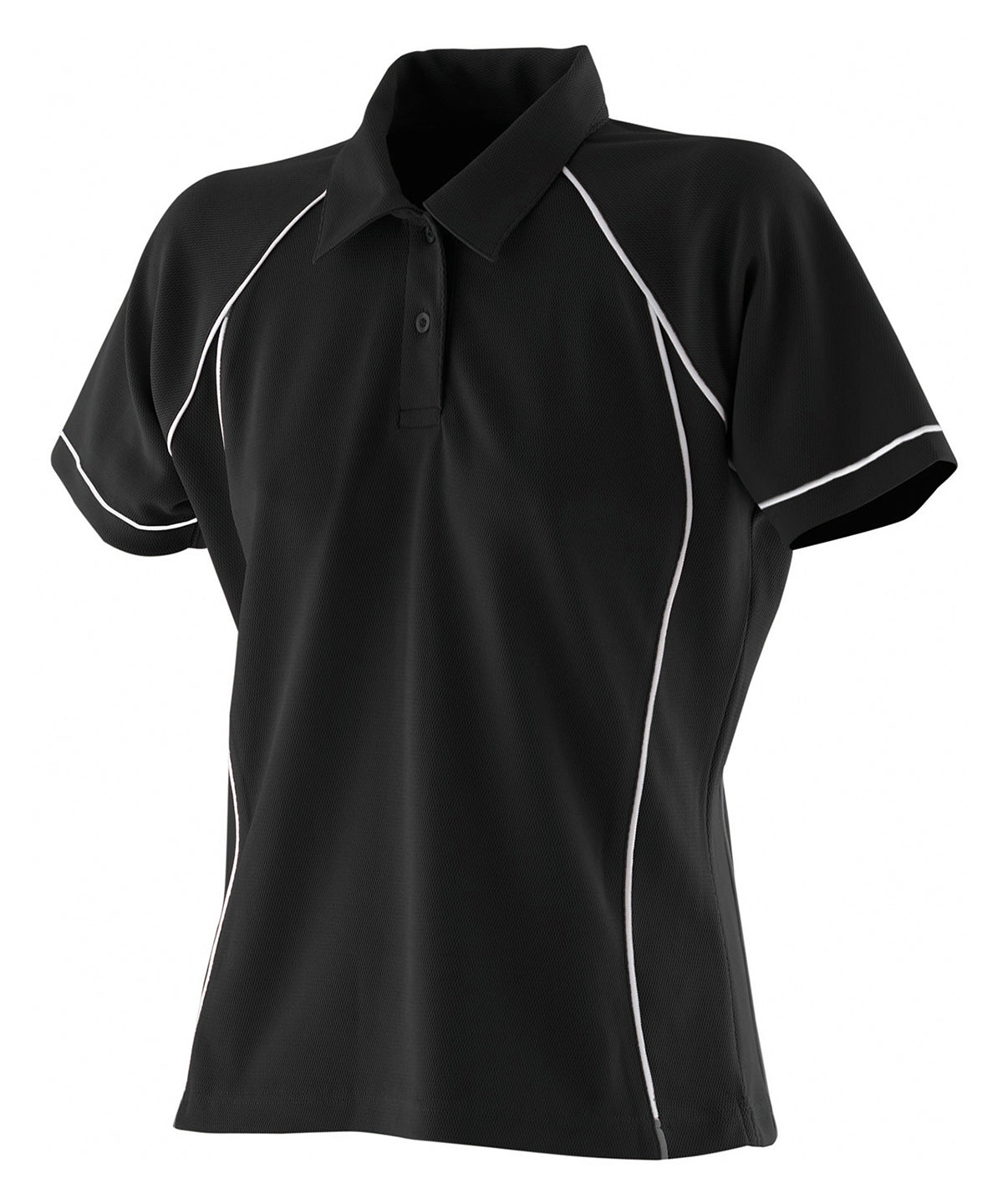 Finden & Hales Women's piped performance polo
